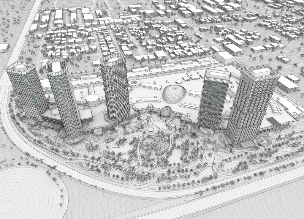 The Avenue, Riyadh - BIM Model Skeleton